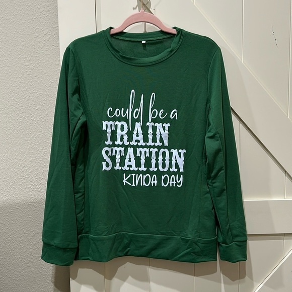 Tops - Could be a train station kinda day sweatshirt